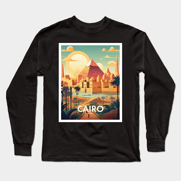 CAIRO Long Sleeve T-Shirt by MarkedArtPrints